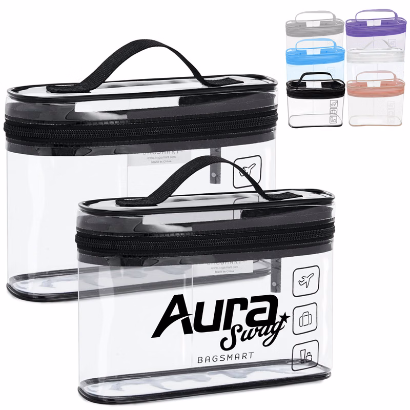 3L PVC Transparent Travel Organizer Bag with Handle