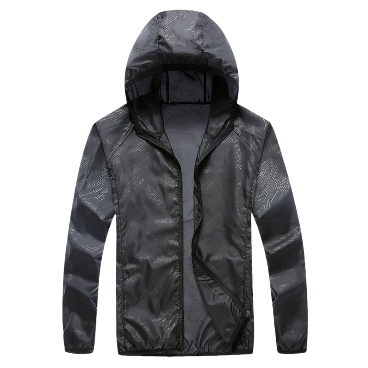 Men's Women's Outdoor Sun Protection Windbreaker Lightweight Waterproof Printed Jacket 1