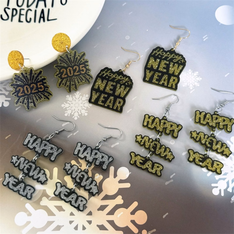 HAPPY NEW YEAR Earrings