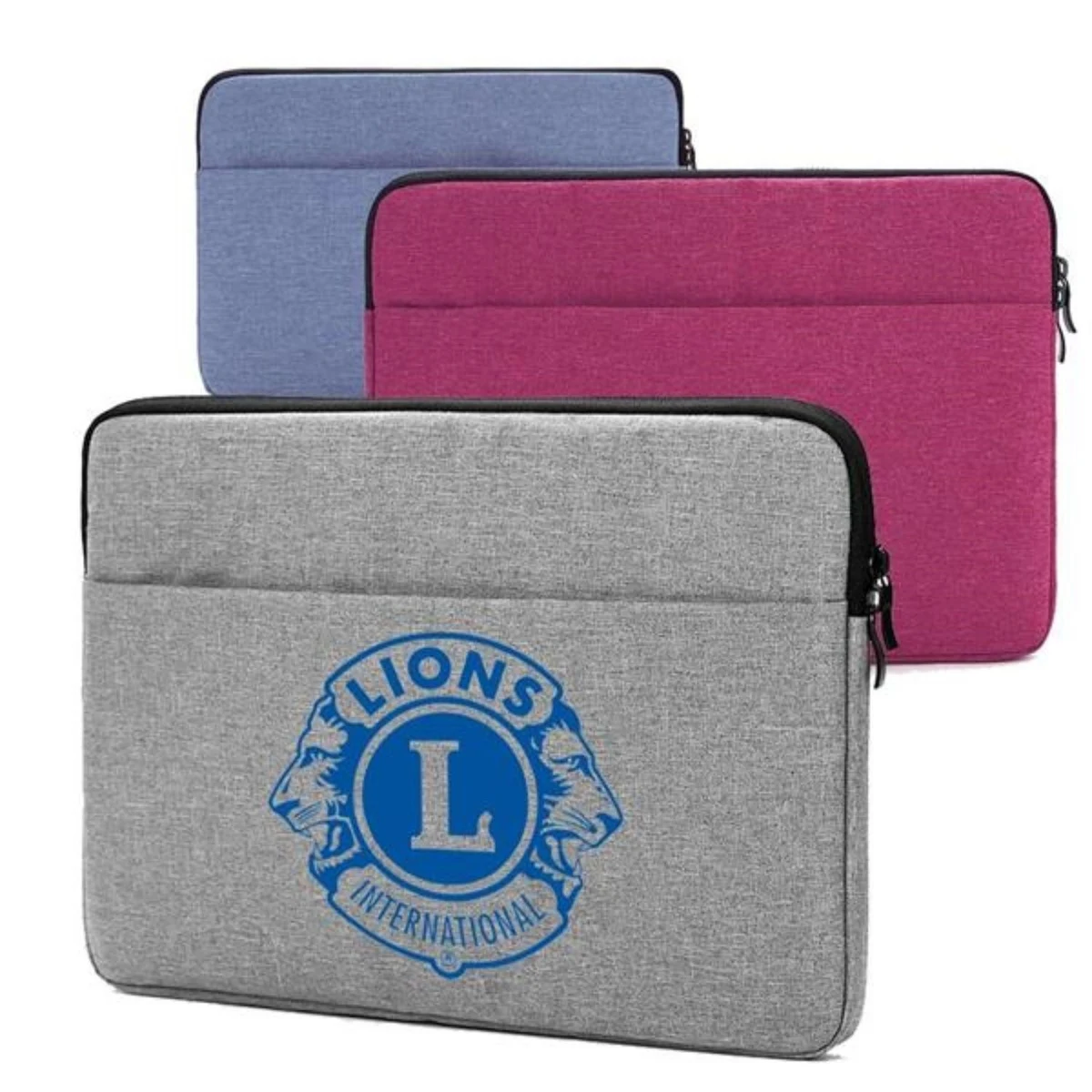 Oxford Laptop Sleeve w/ Front Accessory Pocket & Plush Inside 1