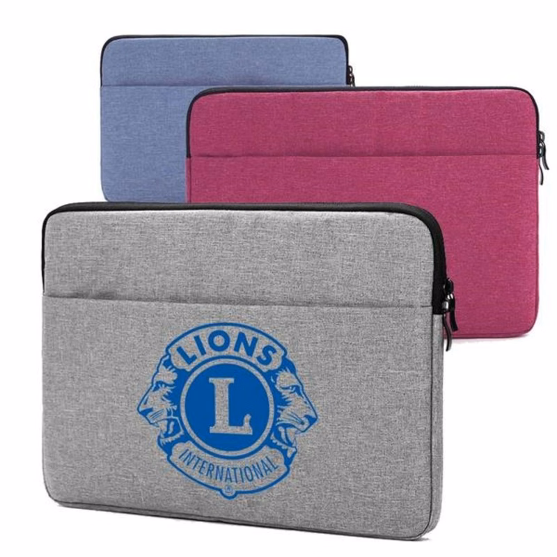 Oxford Laptop Sleeve w/ Front Accessory Pocket & Plush Inside