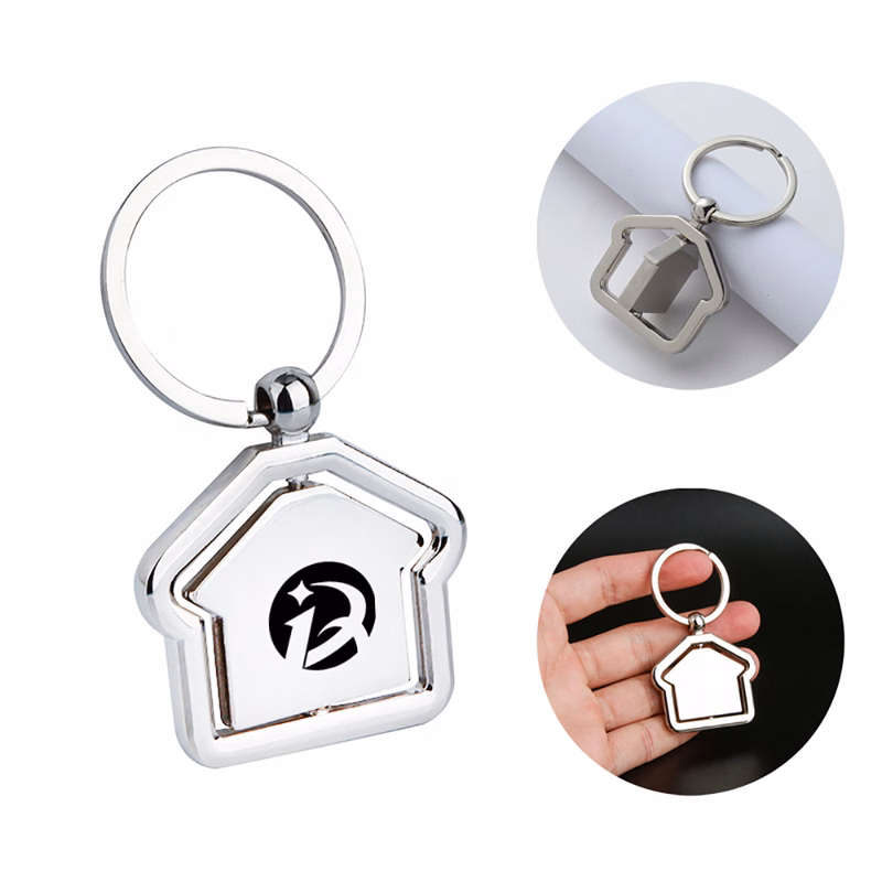 House Metal Keyring