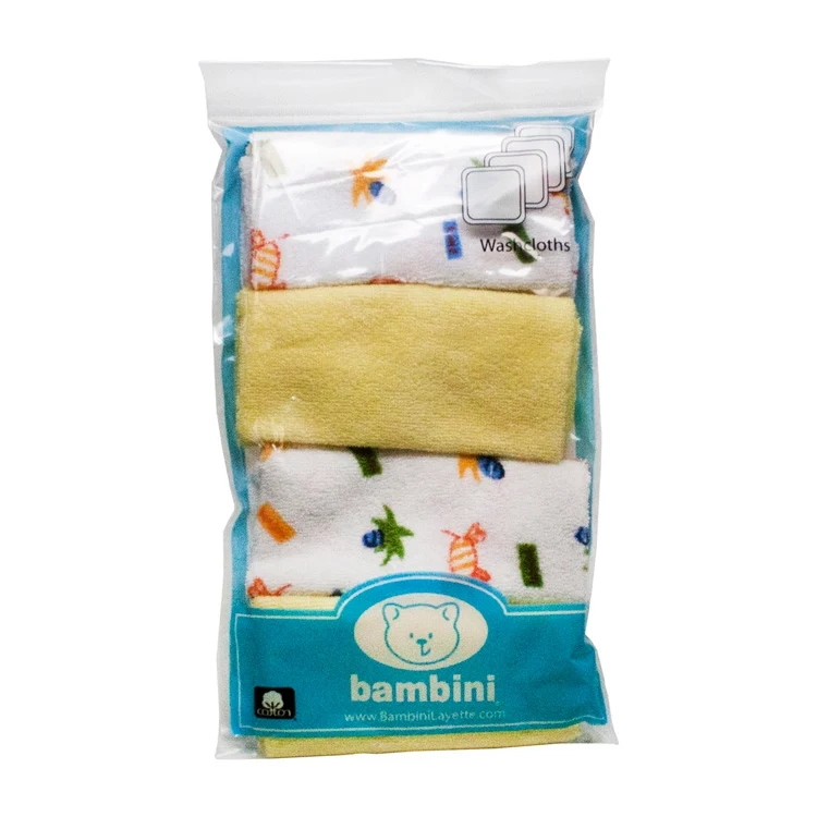 Bambini New Born Wash Cloth Set 1