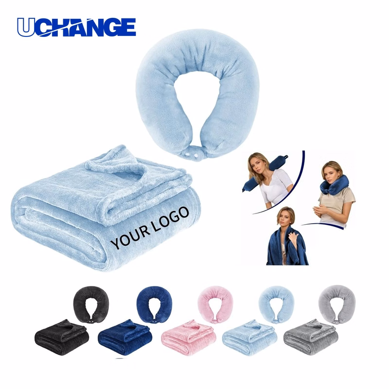 2-in-1 Travel Blanket & Pillow Set for Trips