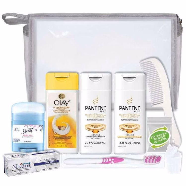 Women's Deluxe Hygiene Kits - 10 Pieces