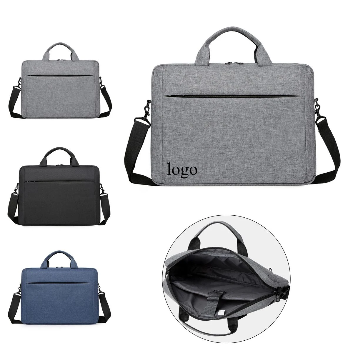 Lightweight Business Laptop Messenger Briefcase 1