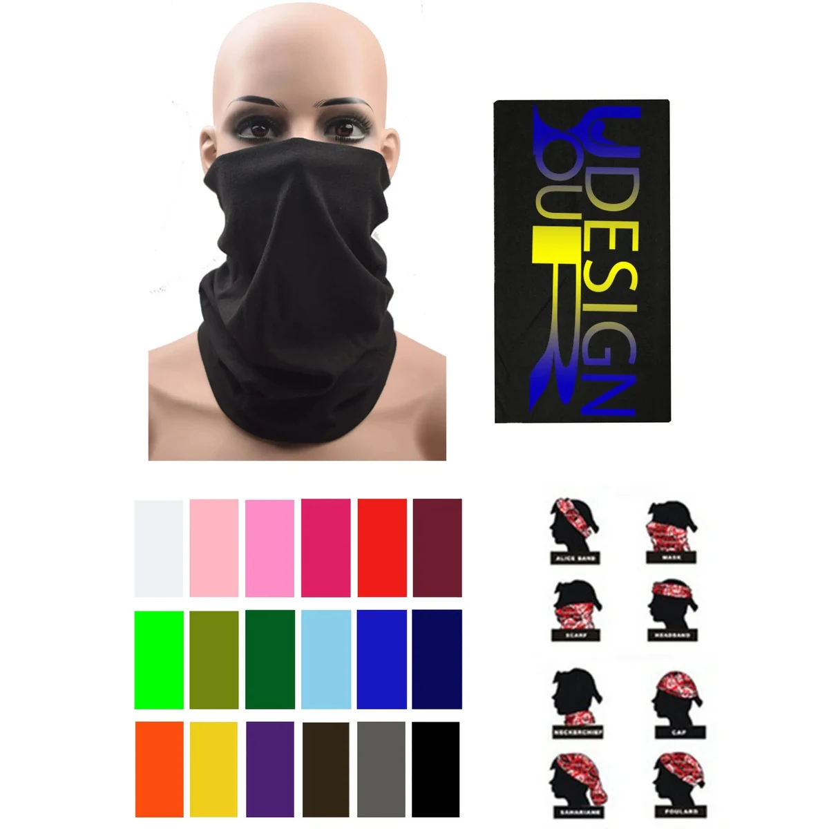 Outdoor Seamless Bandana Scarf 1