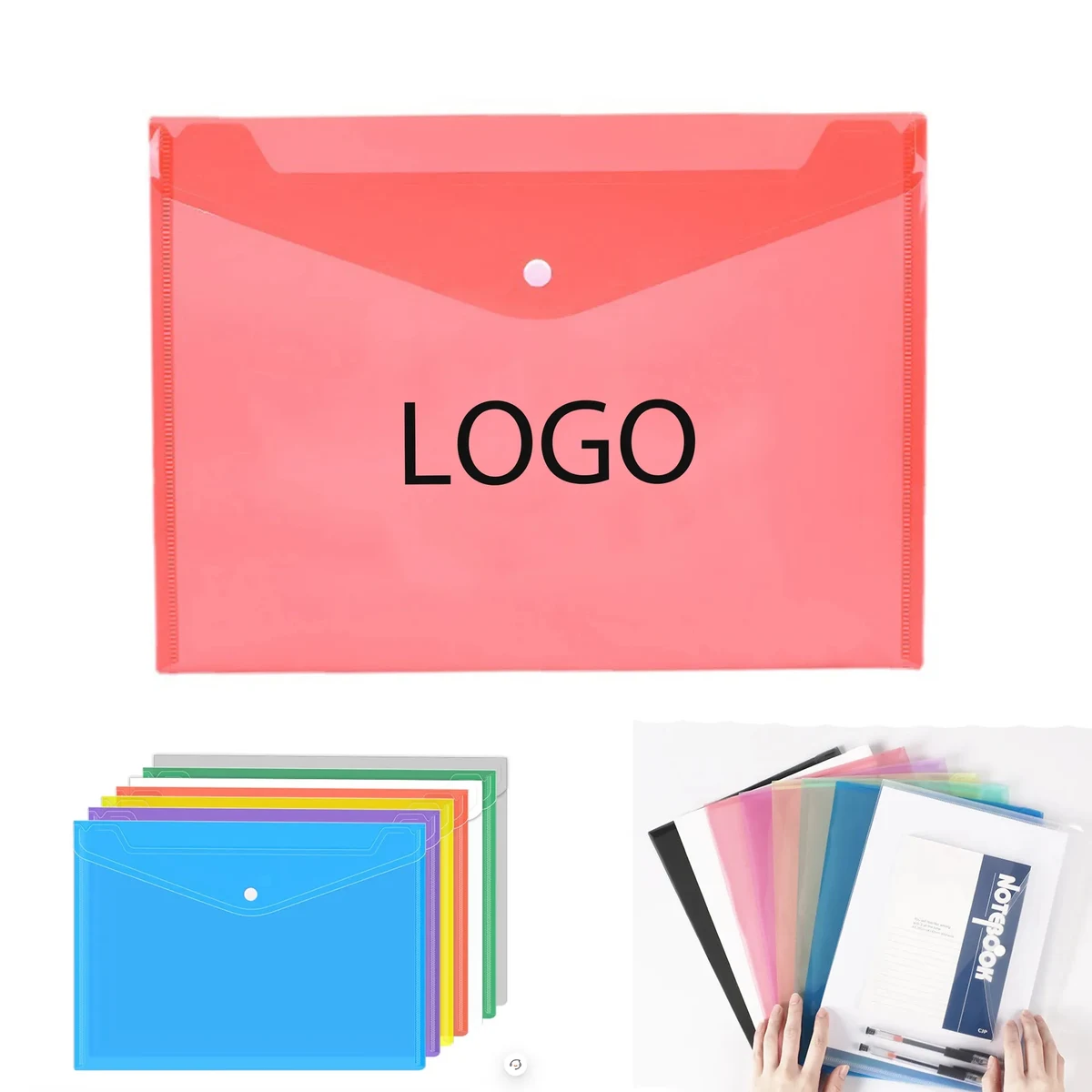 Large Capacity PP Transparent File Storage Bag 1