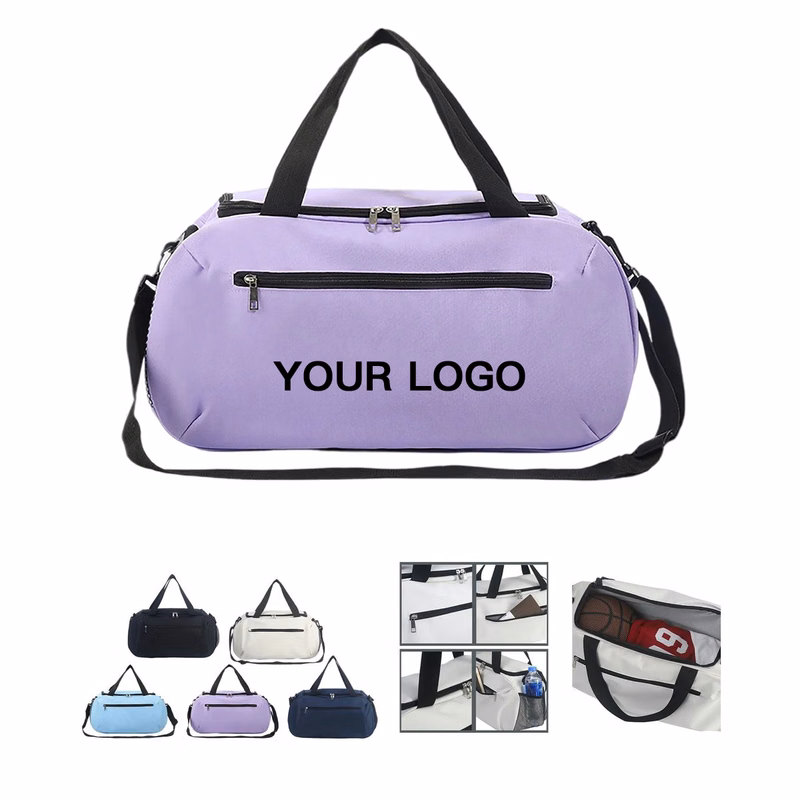 Spacious Gym Duffel with Zippered Pockets