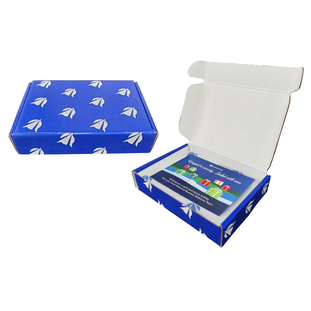 7" x 5" x 1 1/2" - E-Flute Outside Tuck Box 1