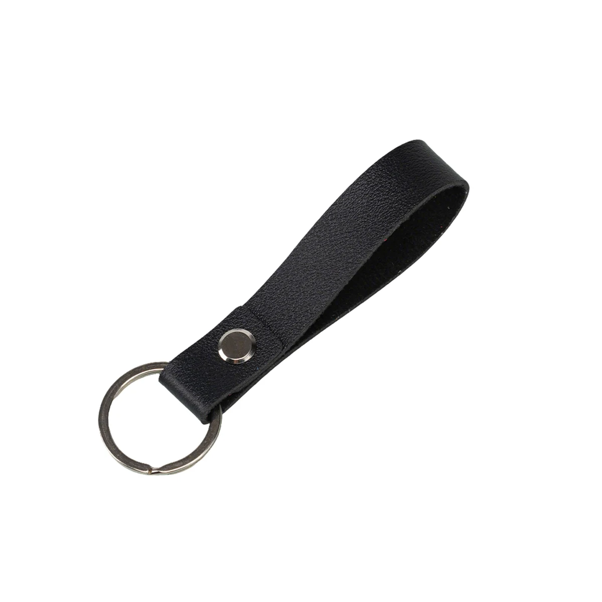 Polyurethane Leather Keychain With Metal Clip 1