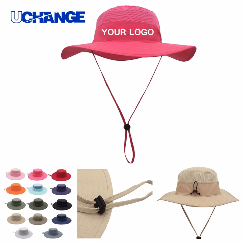 Packable Mesh Nylon Bucket Hat Headwear for Fishing Trips