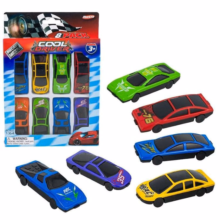 Diecast Toy Cars 8-Pack