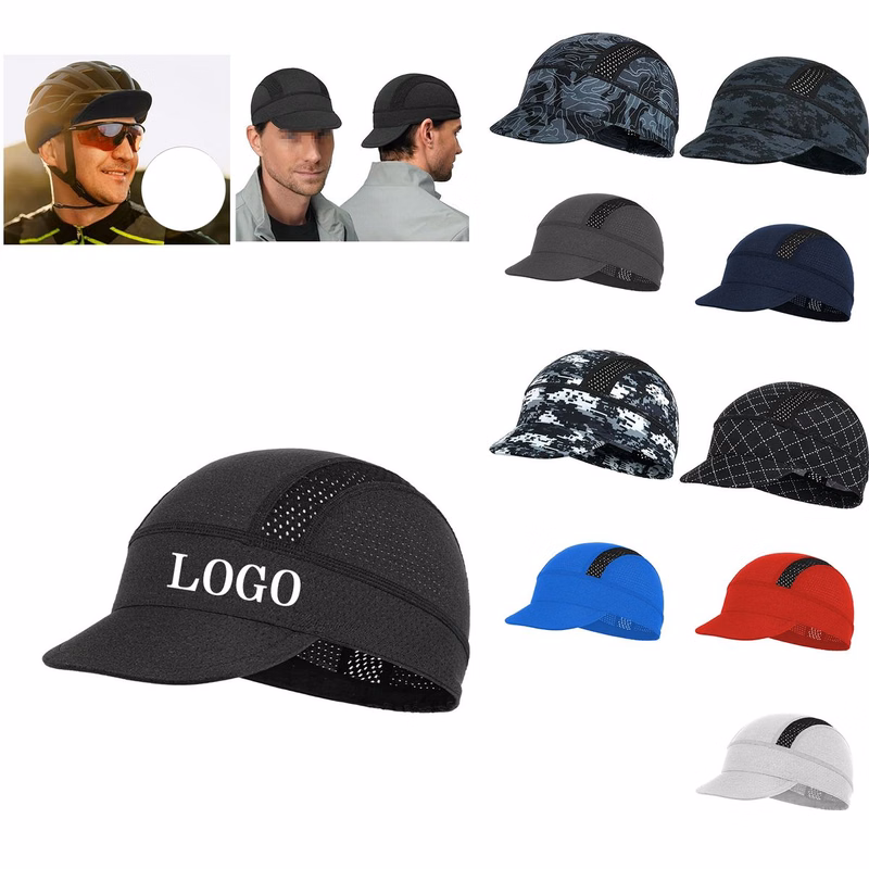 Cooling Helmet Liner Sun Visor Cycling Cap