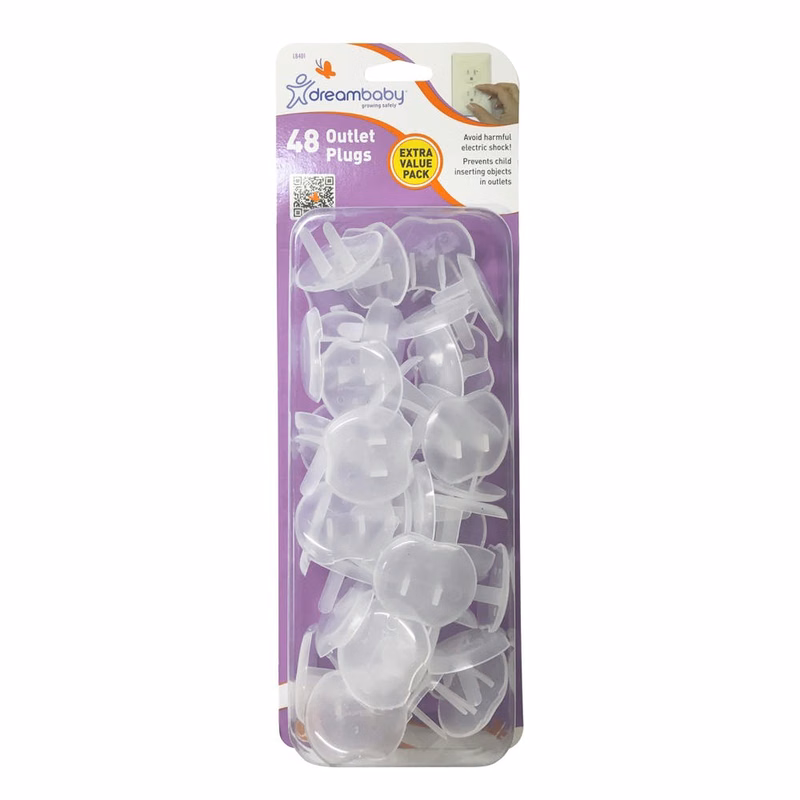 Child Safety Outlet Plugs - 48 Pack Hard-Wearing