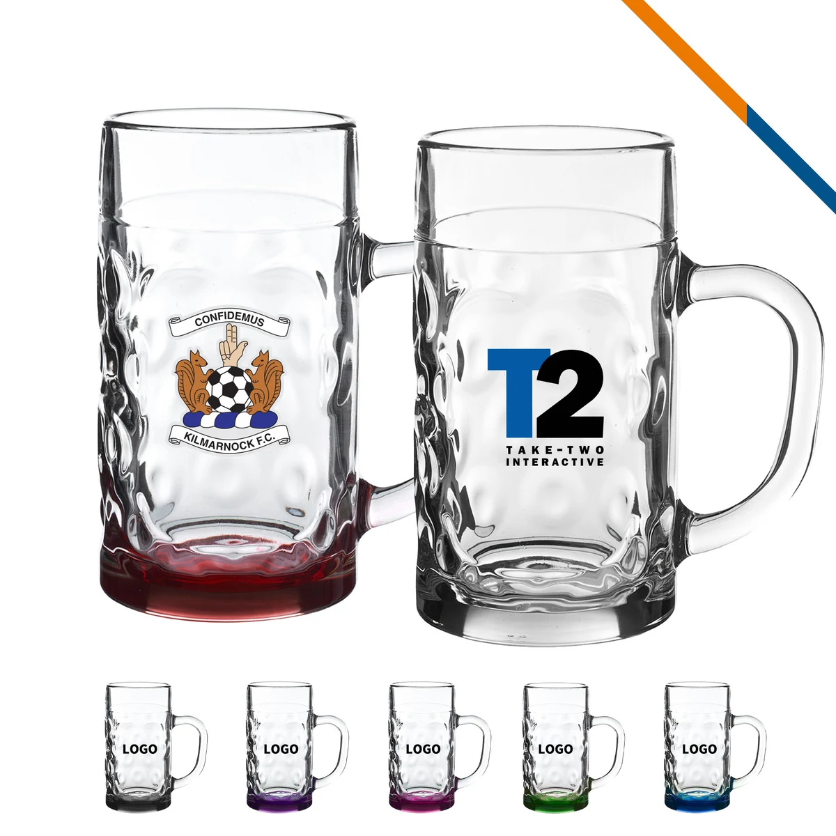 Libbey Bisant Beer Mugs - 40.5 OZ. 1