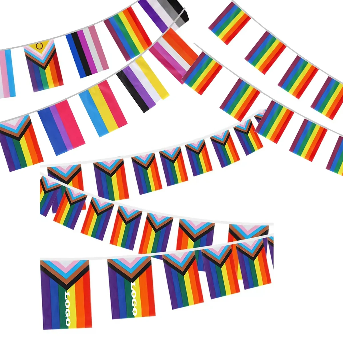 Progressive Pride LGBTQ Flags Banner 1