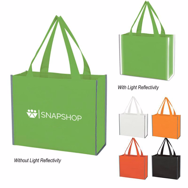 Reusable Non-woven Reflective Shopper Bag