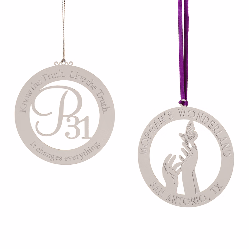 2" Ornament - Etched
