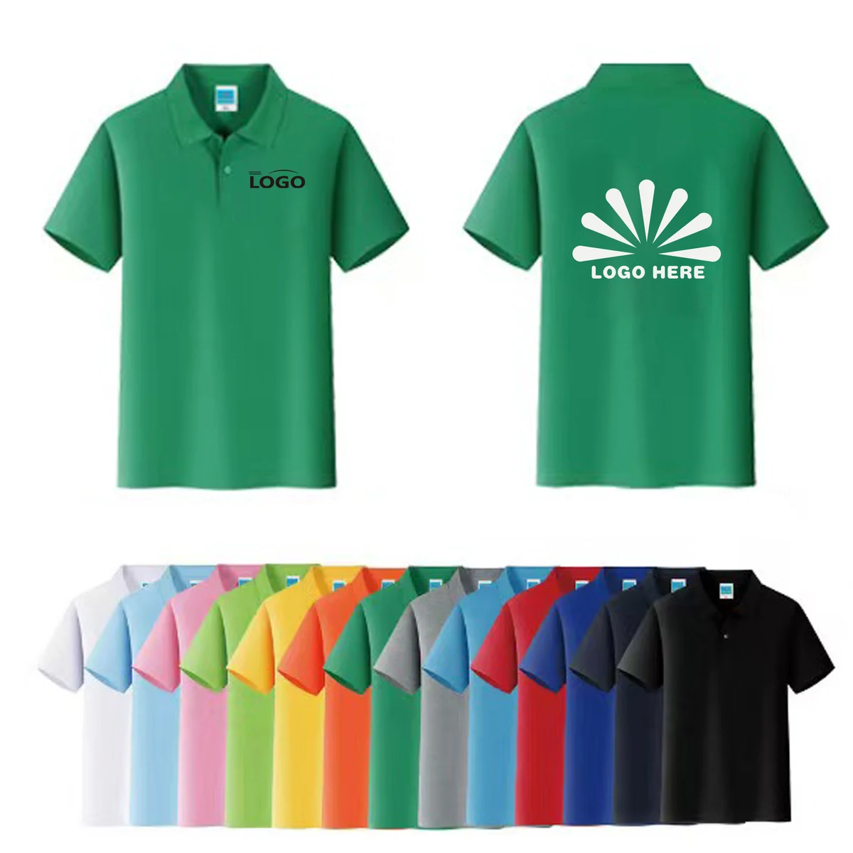 Breathable Polo Shirts Short Golf Shirts 1