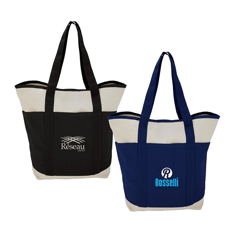Myrtle Natural Canvas Tote, custom tote bag with logo imprint 1