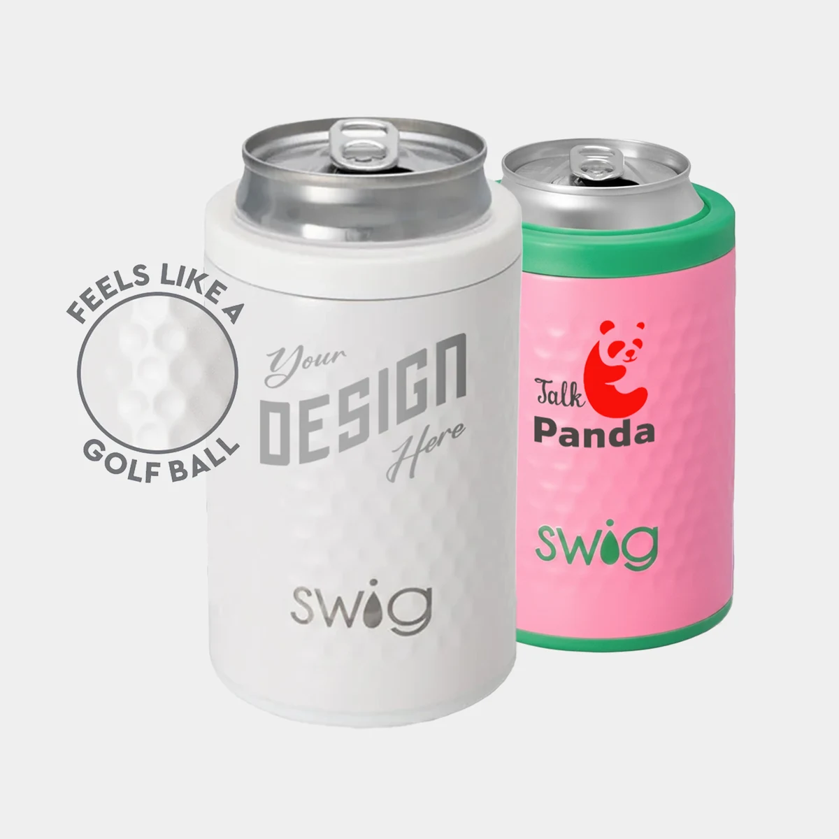 12 oz SWIG® Golf Stainless Steel Insulated Can Cooler 1