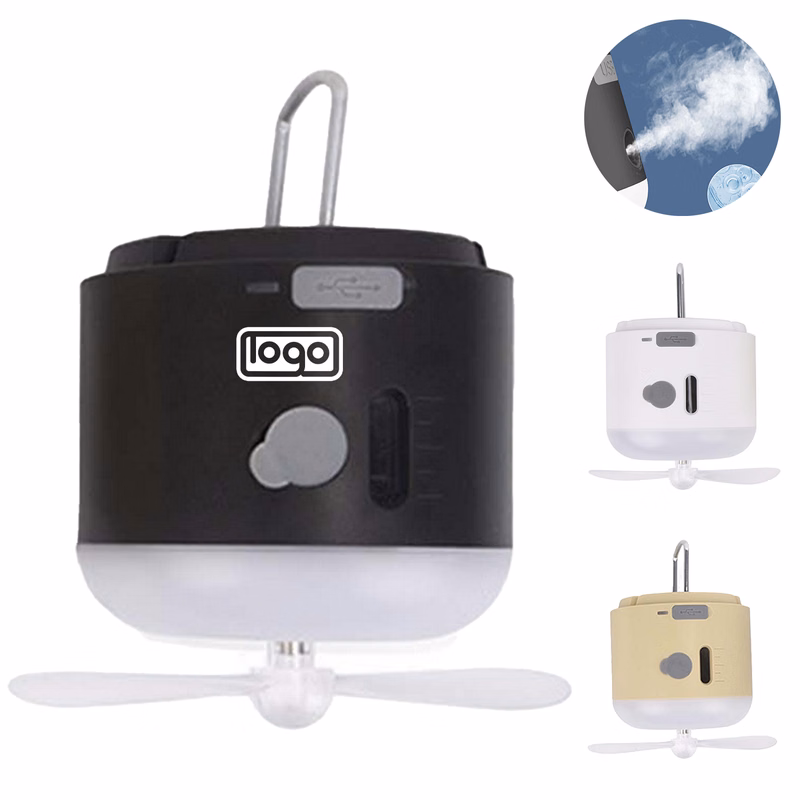Camping Fan Light with Mist Function