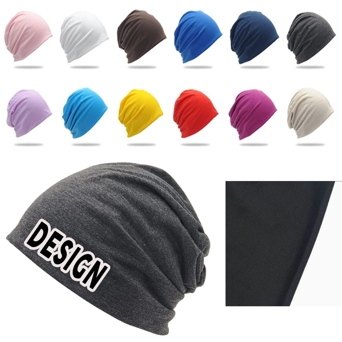 Promotional Polyester Solid Beanie 1