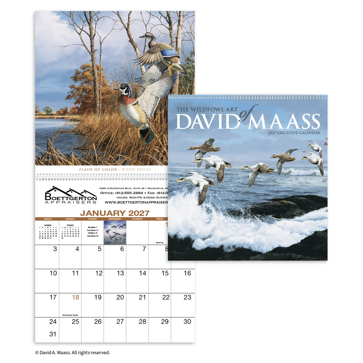 HotLine® Products David Maass Executive Calendar 1