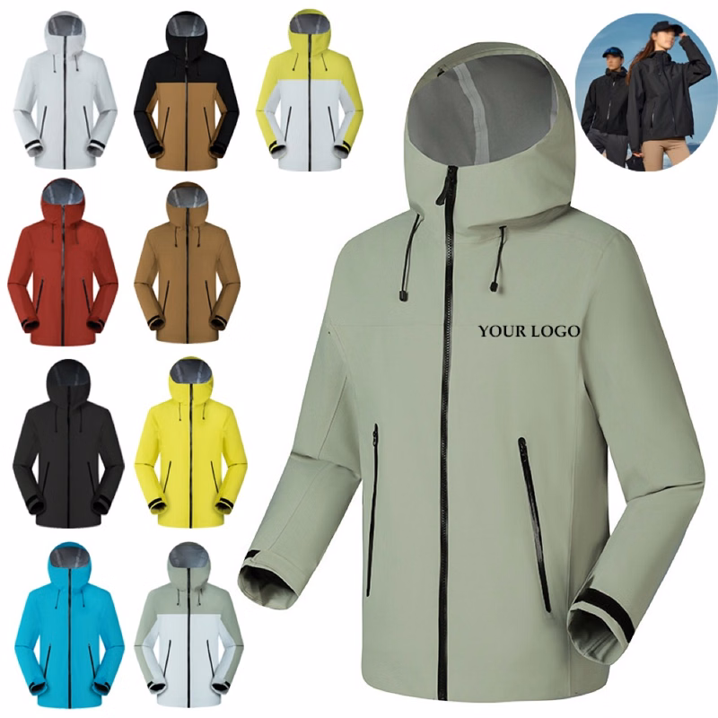 Lightweight Golf Raincoat With Hood Waterproof Windbreaker