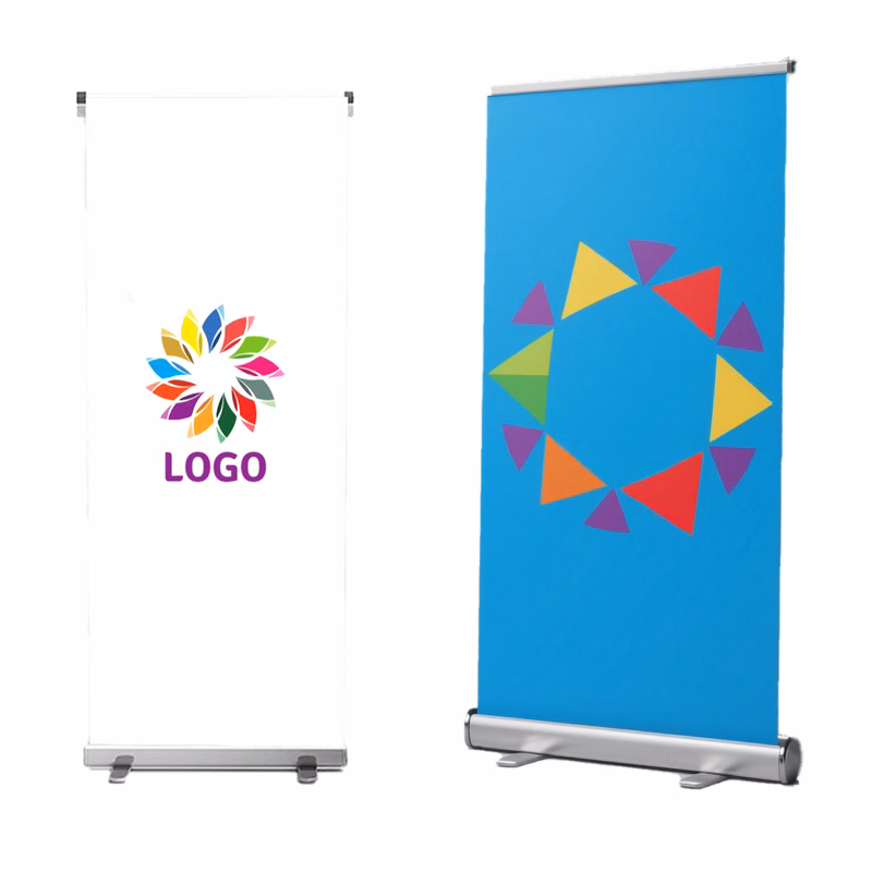 The Event Promotes The Retractable Pull-Up Banner