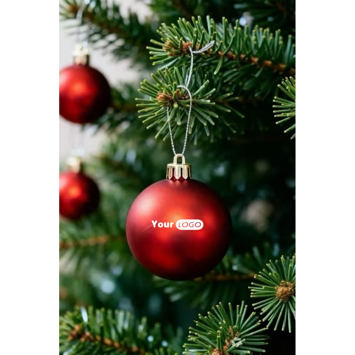 Shiny Tree Decorative Sphere 1