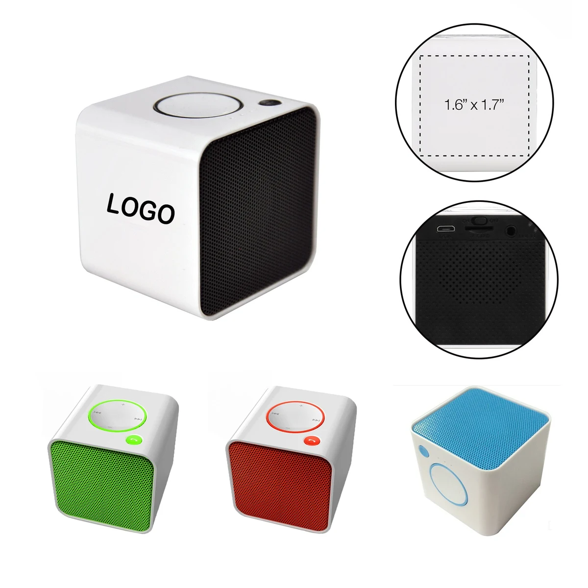 Cube Wireless Speaker With Microphone 1