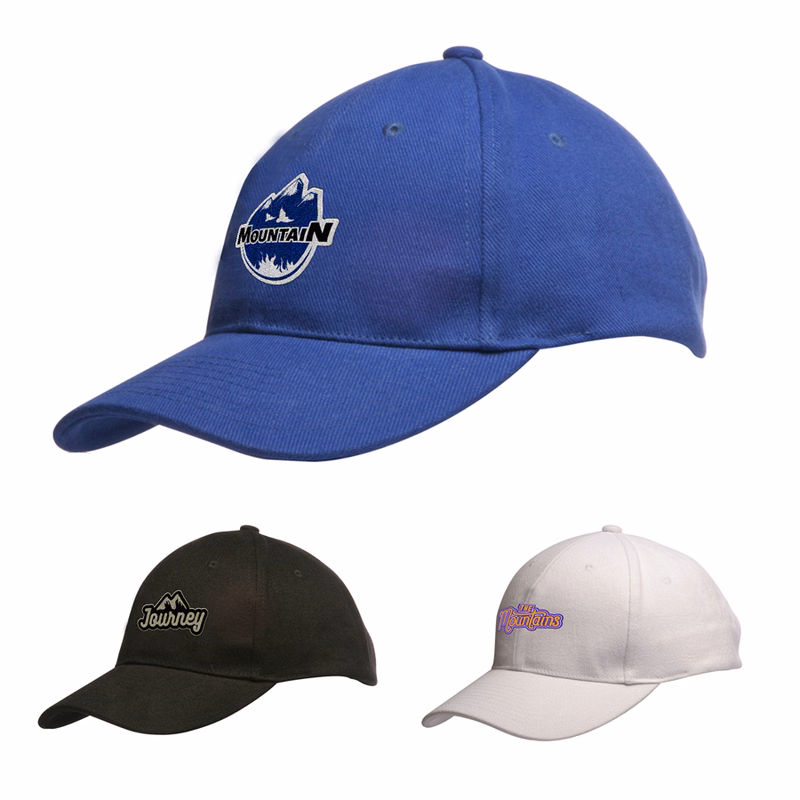 Adjustable Brushed Cotton Baseball Caps