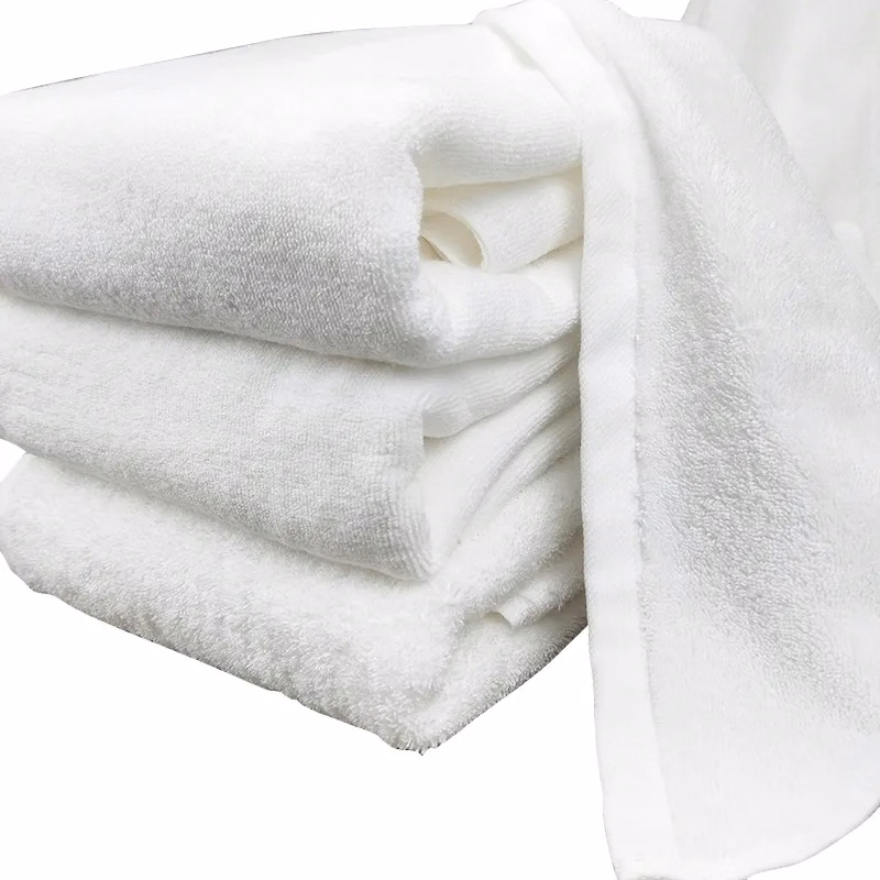 White Cotton Bath Towel