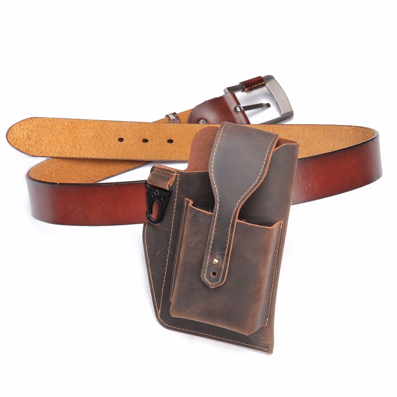 Crazy-Horse Leather Fanny Pack