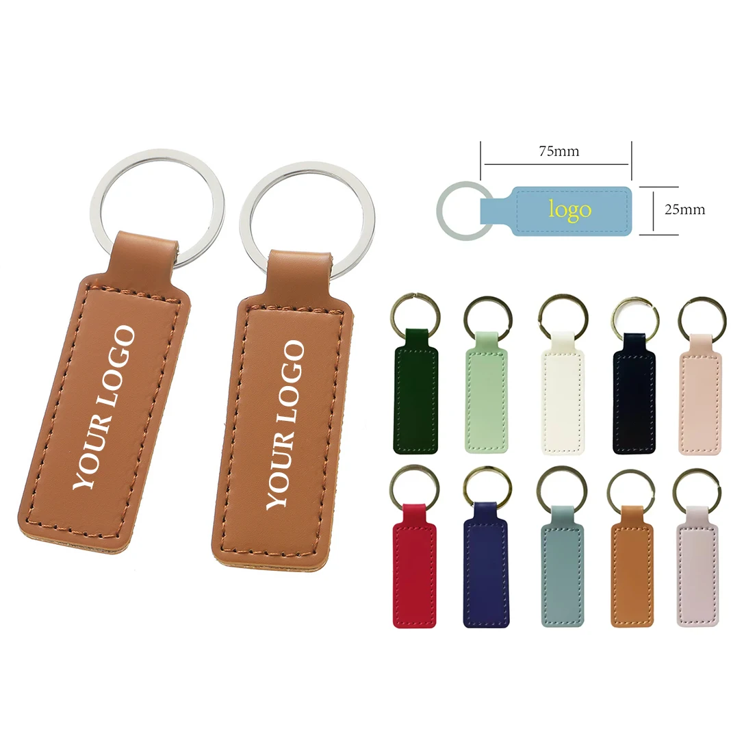 Pu Leather Car Personality Business Key Ring 1