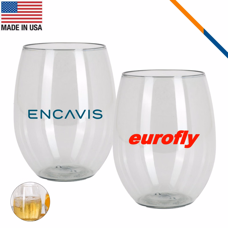 VinoSip RPET Wine Glasses - 16 OZ.