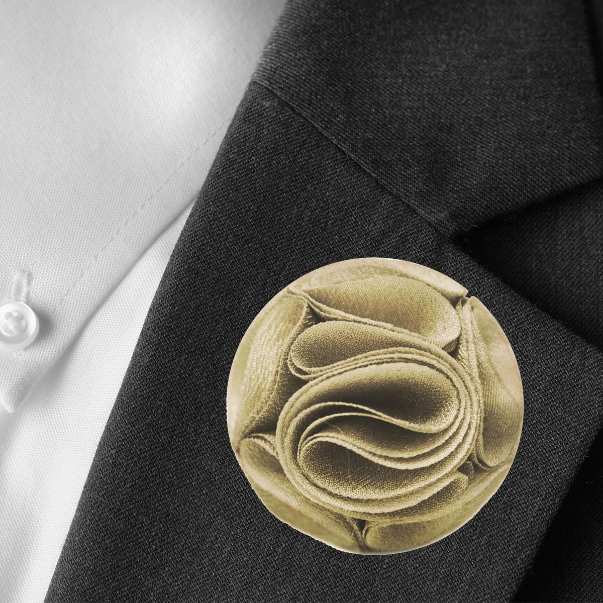 Ivory Floral Pin 1