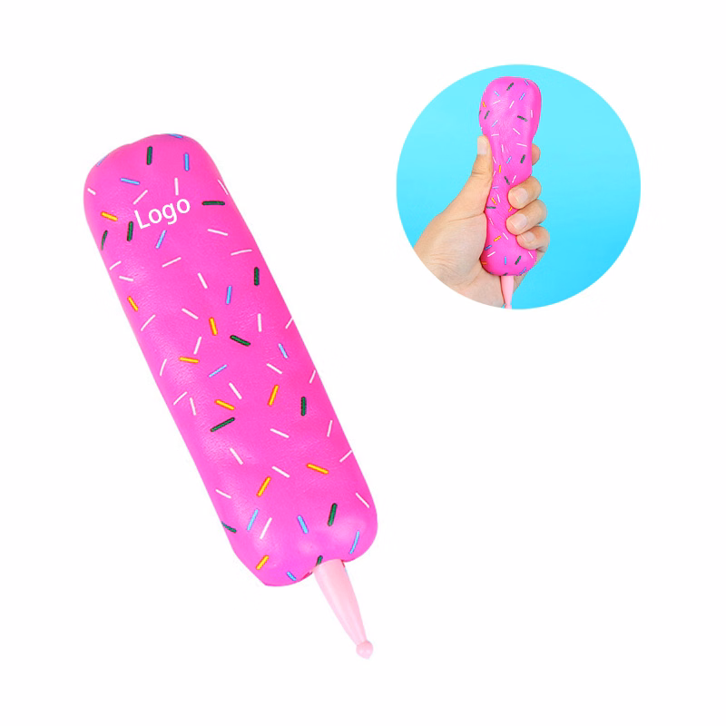 2 in 1 Popsicle Ball Pen and Squeeze Toy