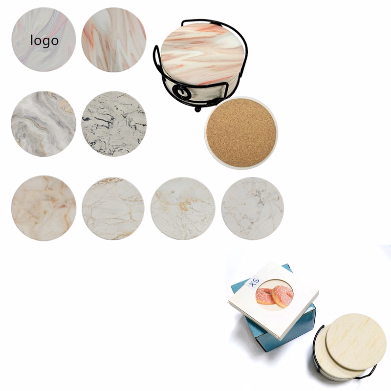 Absorbent Stone Coasters for Drinks