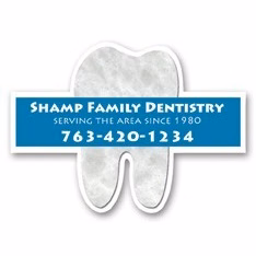 USA Made Premium UV Window Micro-Suction Cling Decal (2.25"x3") Tooth Shape