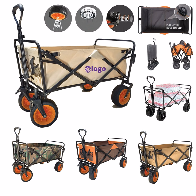 MOQ 1PCS Camping Folding Trolley