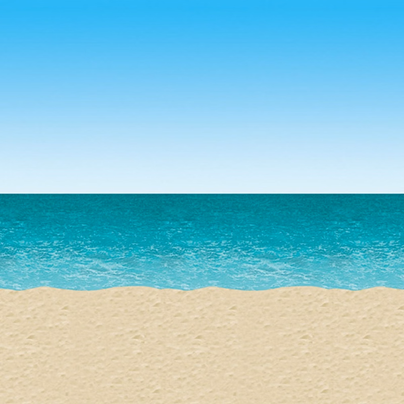Ocean & Beach Backdrops - 4' x 30'