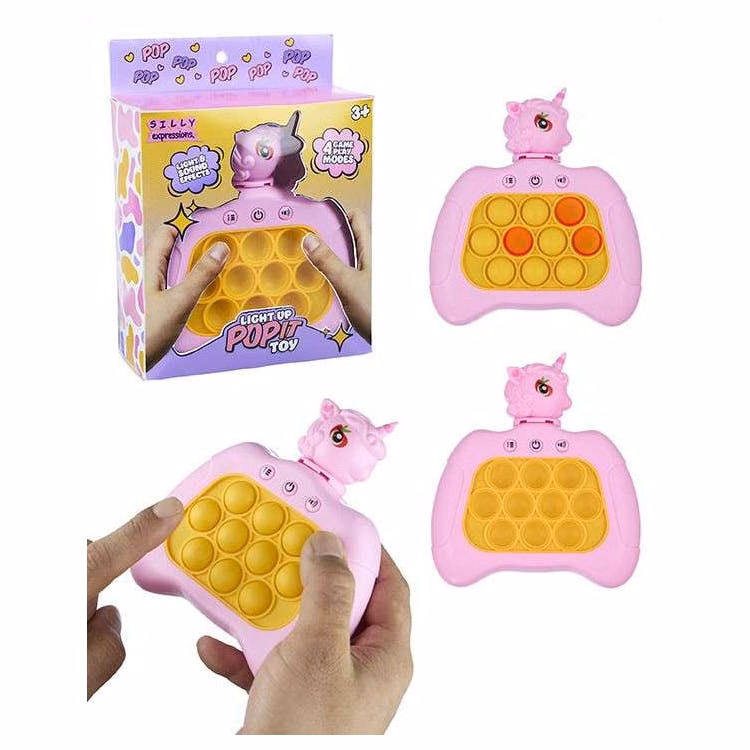 Light Up Pop It Games - Unicorn