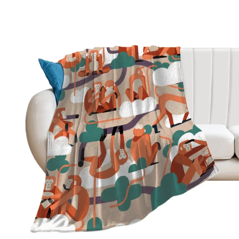 Custom Printed Flannel Blanket 50" x 60" 1