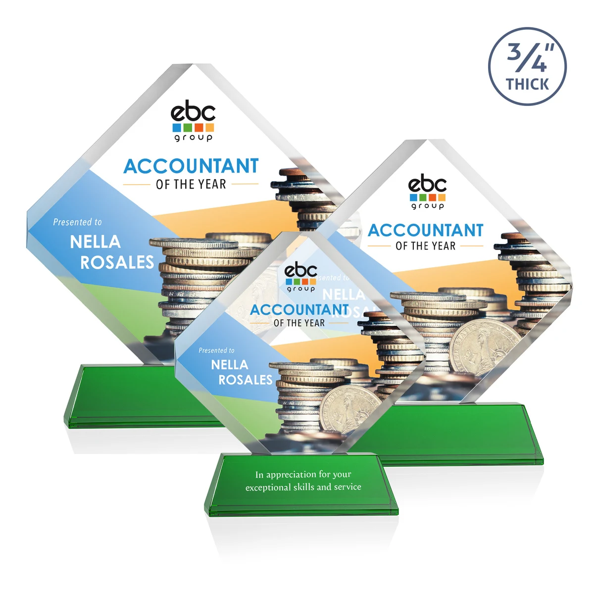 Toulon on Newhaven VividPrint™ Award - Green 1