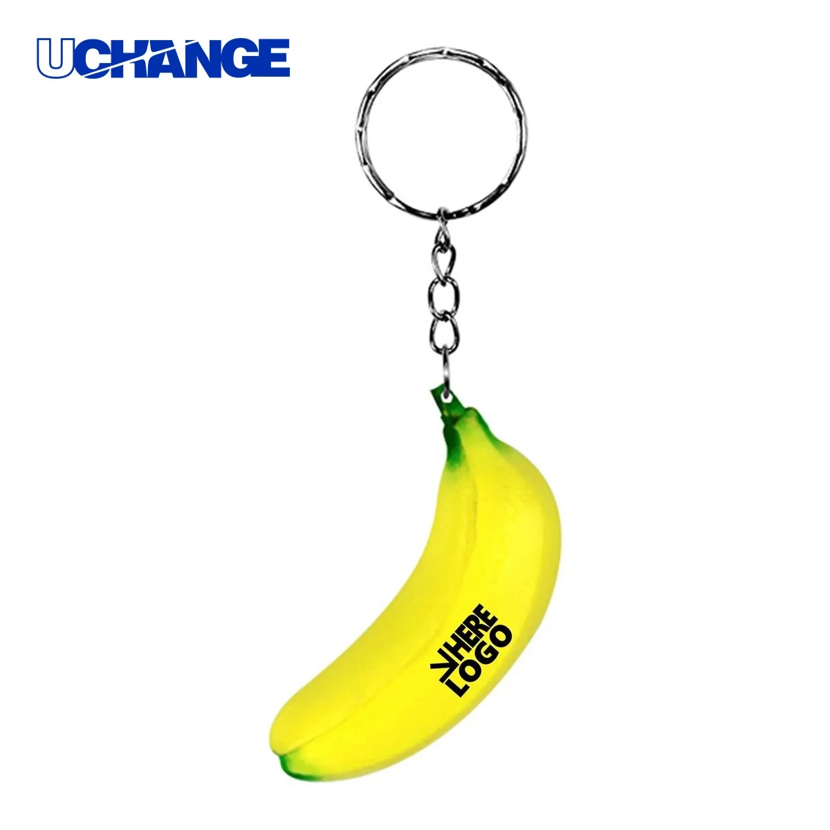 Banana Stress Reliever Keychain 1