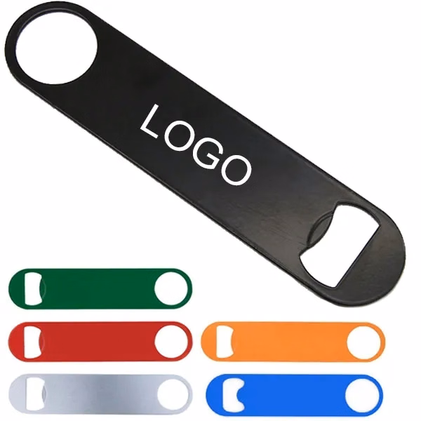 Paddle Style Powder Coated Stainless Steel Bottle Opener