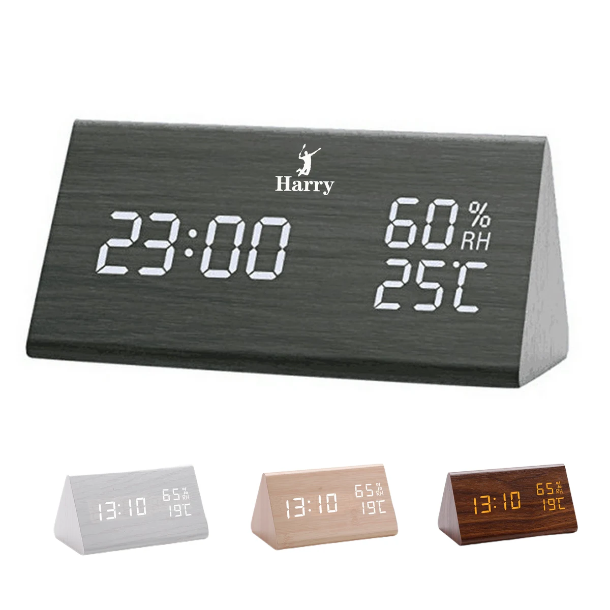 Led Temperature And Humidity Clock 1
